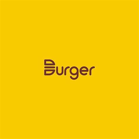 Burger wordmark | Type Gang | Typographic logo design, Word mark logo, Graphic design logo
