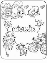 Nickelodeon Coloring Pages Pdf To Print  Coloringfoldercom sketch template