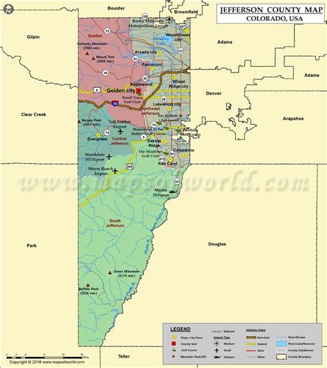 a map of the state of oregon with major cities and towns in it's departmentss