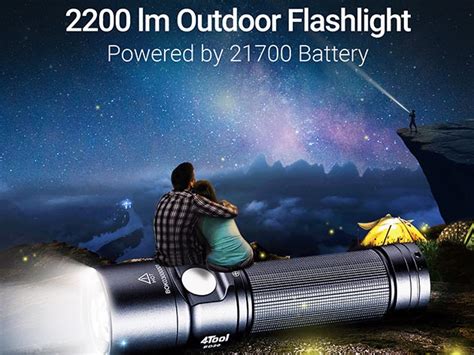 2200 Lumen USB Rechargeable Flashlight | StackSocial