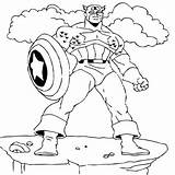 Free Captain America Coloring Pages Printable At Tanamaiablog Blog sketch template