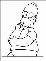 Free Printable Simpsons Coloring Pages For Kids sketch template