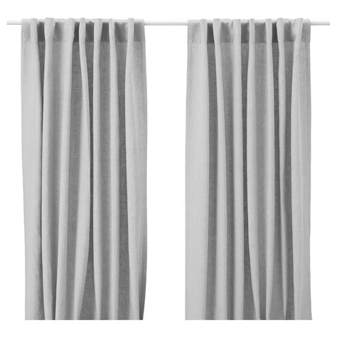 Guest room/ baby room $49.99 AINA Curtains, 1 pair - gray - IKEA Product dimensions Length: 98 ...