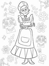 Coco coloring pages sketch template