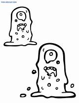 Slime Coloring Pages Printable sketch template