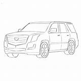 Cadillac Pages Coloring sketch template