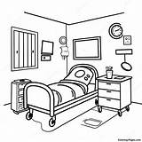 Cute Hospital Room Coloring Page  Pagescom sketch template