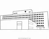 Okayama Red Cross Hospital Coloring Page For Kids  Free Hospitals sketch template