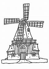 Dibujo Molino De Viento Don Quijote Sketch Coloring Page sketch template