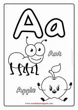 Free Printable Coloring Pages  Worksheetspack Letter A coloring sketch template
