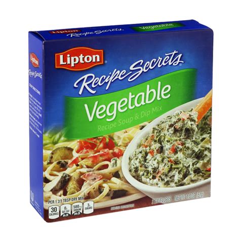 Lipton Recipe Secrets Soup and Dip Mix Vegetable - Shop Soups & Chili ...