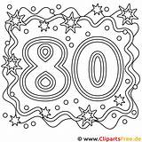 Number 80 Coloring Page Pages sketch template
