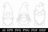 Valentine Gnome Coloring Graphic By Shishkovaiv  sketch template