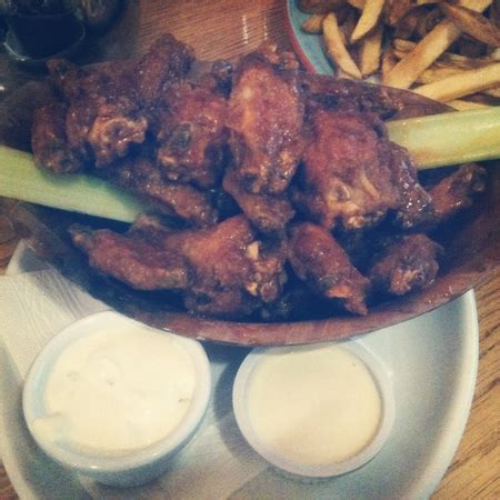 Spicy Chicken Wings in a Basket @ Elephant & Castle Dublin