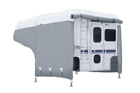 Classic Accessories PolyPro III Deluxe RV Cover for Truck Campers up to 12' Long - Gray Classic ...