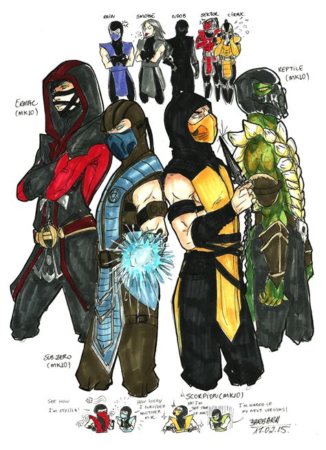 Ninjas of Mortal Kombat X - Or No... by uekiOdiny on DeviantArt