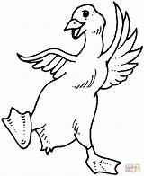 Goose Dance coloring Page  Free Printable Coloring Pages sketch template