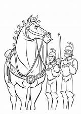 Maximus And Royal guards Coloring Page  Free Printable Pages sketch template