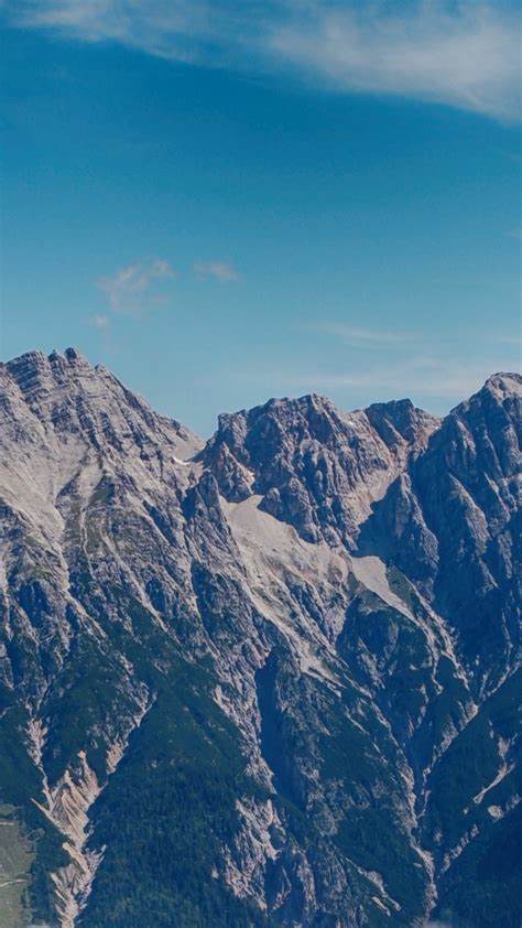 Download wallpaper 720x1280 mountains range, sunny day, sky, samsung ...