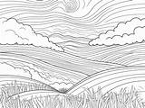 Wild Prairie Plants Coloring  Page sketch template