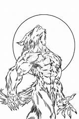 Goosebumps The Werewolf Coloring Pages  Animal coloring sketch template