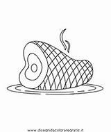 Ham Coloring Page sketch template