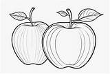 Premium AI Image  apple fruit coloring Page For kids sketch template