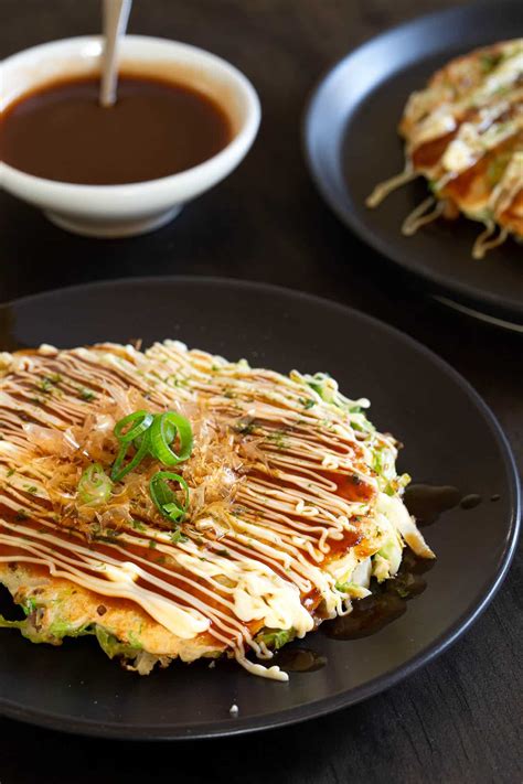 Easy Okonomiyaki Recipe - Japanese Savoury Pancakes | Wandercooks