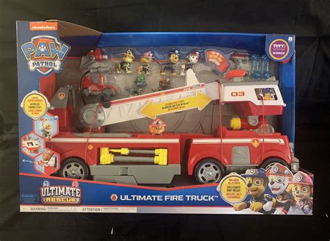 Paw Patrol Marshall Ultimate Rescue Fire Truck Set - town-green.com