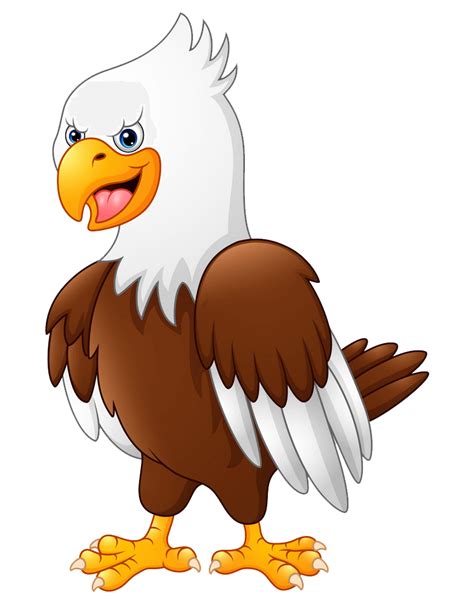Cartoon Bald Eagle clipart transparent - ClipartLib