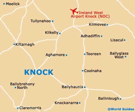 Map of Ireland West Airport Knock (NOC): Orientation and Maps for NOC Knock Airport