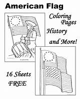 American Flag Coloring Pages Com sketch template