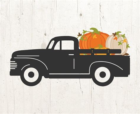 Pumpkin Truck Svg, Pumpkin Svg, Truck Svg, Fall Svg, Fall Truck Svg ...