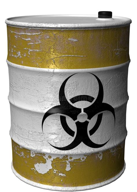 Barrel Of Toxic Waste Rotated Stock Illustration - Image: 7523638