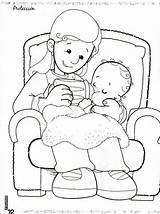 Protección  Coloring Pictures Mom Day Preschool Worksheets sketch template