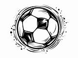 Score With This Soccer Ball Coloring Page  sketch template