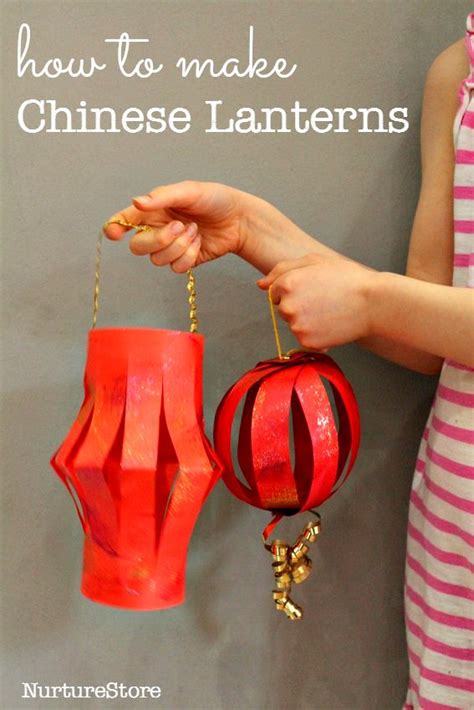 How to make Chinese lanterns - NurtureStore | Chinese new year crafts ...