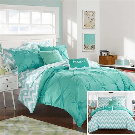 She likes this reversible comforter. We were thinking of a bed without a footboard to save space ...