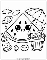 20 Watermelon Coloring Page Printable For FREE Download sketch template