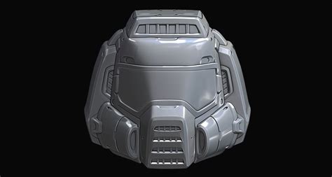 Doom Guy Classic Helmet 3D print model | CGTrader