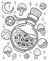 Poisonous elixir coloring page – Artofit sketch template