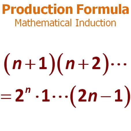 A New Perspective on Production Formulas with Induction