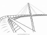 Mackinac Bridge Coloring Page Pages sketch template