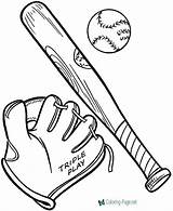 Baseball Coloring Pages sketch template