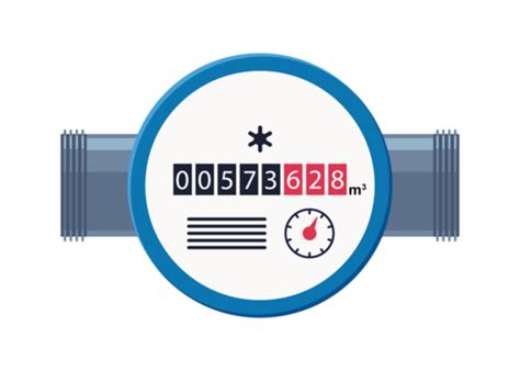 Water Meter Clipart Hd PNG, Water Meter Counter Equipment Flat, Flow ...