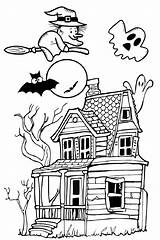 Free Printable Haunted House Coloring Pages  Templates sketch template