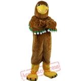 Brown Sport Eagle Mascot Costume for Adult