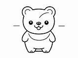 Cinnamon Bear Themed Coloring Sheet  Page sketch template
