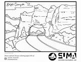 Canyon Coloring Pages For Kids sketch template