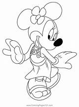 Mickey Mouse And Minnie Coloring Pages sketch template